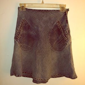 Banana Republic High-Waisted Denim Skirt